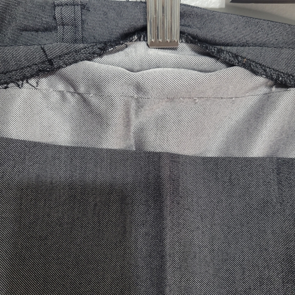 Ashley Stewart Grey Wide Leg Dress Pants Women's Size 24 Flawed Workwear Office - Picture 12 of 16